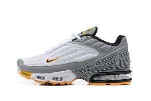 Nike Air Max Plus 3 (M) White Grey and Orange Sneakers