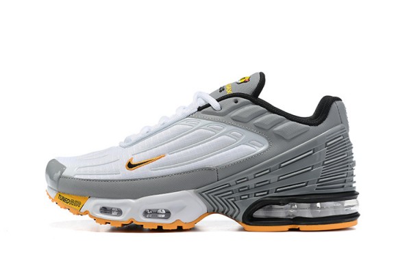 Nike Air Max Plus 3 (M) White Grey and Orange Sneakers