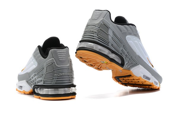 Nike Air Max Plus 3 (M) White Grey and Orange Sneakers
