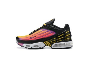 Nike Air Max Plus 3 (W/M) Black Yellow and Purple CJ9684-003  Sneakers